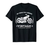 40 Year Old Biker. Born in 1983 40th Birthday Bike Motorbike T-Shirt