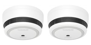 2 x Cavius CV2106 Wireless RF Optical Smoke Alarms 10 Year Lithium Battery