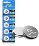 Lot de 5 piles CR1220 au lithium 3 V (CR 1220/piles CR1220/DL1220/ECR1220) pour montres, télécommandes, lumières LED, appareils électroniques, jouets, clé de voiture, balances..[G1888]