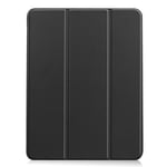 iPad Air 10.9 5th Gen (2022) Tri-fold Fodral med pennhållare, svart