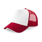 Beechfield Junior Snapback Trucker - keps - Classic Red/White - One Size