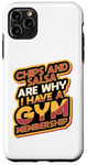 Coque pour iPhone 11 Pro Max Les chips et la salsa sont la raison pour laquelle j'ai un abonnement à un gymnase