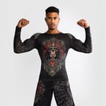 Santa Muerte 5.0 Langermet Rashguard Svart Gull