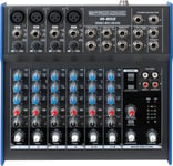 Mixage Studio Scene Controleur DJ PA 8 Canals Mixer Table Connecteur XLR Jack EQ