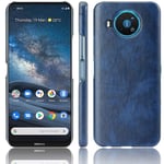 MIFanX Nokia 8.3 5G Case, PU Leather + Hard PC Base Shockproof Hard Cover for Nokia 8.3 5G(Blue)