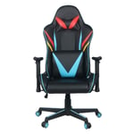 FTFTO Home Accessories Office Chair Ergonomic PU Leather Office Chair Game Chair 360 deg Rotating High-Back Reclining Home Computer Chair