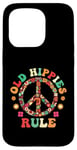 Coque pour iPhone 15 Pro Old Hippies Rule Hippie Vintage Costume Hippy Travel Fan