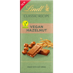 Lindt CLASSIC Vegan Hazelnut Milk Chocolate Bar 100g