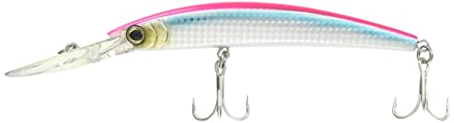 Yo-Zuri Crystal Minnow Deep Diver 110mm 4.375in Fluoro Pink