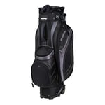 Bag Boy BagBOY Transit Golf Cart Bag with Wheels Black/Charcoal/Silver,