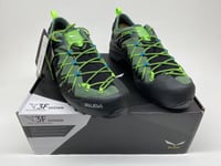 Salewa Wildfire Edge GTX (UK 12)  Myrtle/Fluo Green Men's Hiking Gore-Tex Boot