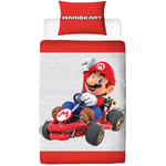 Nintendo Mario Kart Official Single Duvet Cover Set Reversible 2in1 Bedding