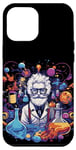 Coque pour iPhone 15 Plus Superbe dessin scientifique coloré portrait scientifique