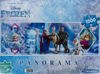 Clementoni - 1000 Piece Panorama Jigsaw Puzzle 'DISNEY FROZEN' - NEW & SEALED