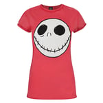 L¿Étrange Noël De Mr Jack - T-Shirt Jack À Ourlet Inverse - Femme