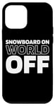 Coque pour iPhone 12 mini Snowboarder Planche À Neige Hiver - Alpin Snowboard