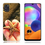 Samsung Deco Galaxy A31 kuoret - Meritähti Ruskea