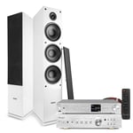 SHF80W Tower HiFi Speaker System with DAB+ Internet Radio and AD200A Amplifier