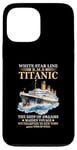 Coque pour iPhone 13 Pro Max Titanic Expert – White Starline RMS Titanic Garçons Filles