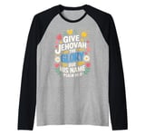 Jehovahs Witness 2025 Year Text Give Jehovah Glory JW ORG JW Raglan Baseball Tee