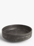 John Lewis Large Serving Bowl, 34cm, FSC-Certified (Mango Wood), Dark Grey