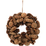 Couronne de Noël pomme de pin