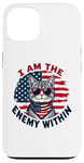 Coque pour iPhone 13 I Am The Enemy Within Harris vs Trump Élection américaine 2024 drôle