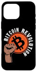 iPhone 16 Pro Max Bitcoin Crypto Revolution Fist Bitcoin Revolution Case