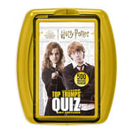 Winning Moves - Top Trumps Quiz – Harry Potter Poudlard – Article de Fan Harry Potter – Âge 6 Ans – Allemand, Jaune