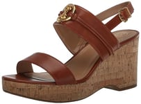 Sam & Libby Women's Chandler Wedge Sandal, Bourbon, 5.5 UK