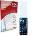 atFoliX 3x Screen Protection Film for Huawei Pura 70 Screen Protector clear