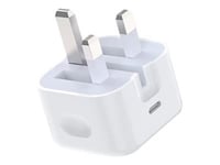 Coreparts - Strömadapter - 5V-12V, 110-230V - 20 Watt - 3 A - Pd 3.0 (24 Pin Usb-C) - Vit - Storbritannien