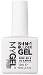 5 In 1 Builder Base Strengthening Gel 15ml UV LED Nail Polish Coat For Hard Str