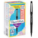 Paper Mate Flair Felt Tip Pens | Medium Point (0.7 mm) Writing Pens | Black Pens | For Writing, Drawing & Sketching | 36 Count