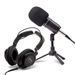 Zoom - ZDM-1PMP - Kit Podcast avec microphone, casque, trépied, câble et bonnette anti-vent