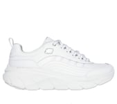 SKECHERS 150106 D'Lux Walker 2.0 Relaxed Air-Cooled Memory Foam Blanc Argent