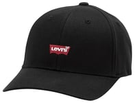 Levi's Homme Housemark Flexfit Cap, REGULAR BLACK, Taille unique EU