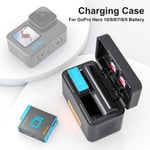 ZGCINE Mini Dual Charging Case with Two Batteries for GoPro HERO 12/11/10/9