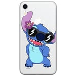 ERT GROUP Coque de téléphone Portable pour Apple Iphone XR Original et sous Licence Officielle Disney Motif Stitch 007 Parfaitement adapté à la Forme du téléphone Portable, partiel imprimé