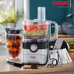 Food Processor Blender Chopper Grater 3.5L Compact 1000W Silver