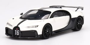 Bugatti Chiron Pur Sport Blanc Top Speed 1:18 Model True Scale Miniatures