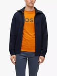 BOSS Kamondo Wool Blend Zip Cardigan