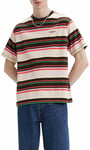 Levi's Men's Red Tab Vintage Tee T-Shirt, Queen Stripe Rainy Day, XS