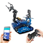 Programmable Robot avec Fonction de Suivi Infrarouge, Raspberry Pi Robot Kit, Smart Robot Car Kit avec WiFi, Smart Robot Car Kit avec Retour télémétrique par ultrasons