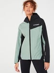 adidas Terrex Women's Mountain 2.5L RAIN.RDY Jacket - Grey Multi, Grey, Size S, Women