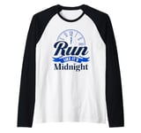 Run Like It's Midnight Raglan Baseball Tee