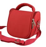 Camera Case Bag for Nikon CoolPix L330 L340 L840 B500 Bridge Camera (Red)