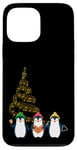 iPhone 13 Pro Max Musical Penguins Singing Carols Christmas Penguin Lover Case