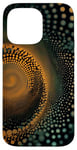 iPhone 14 Pro Max Enchanting Spiral Dot Art Designs Case