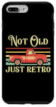 Coque pour iPhone 7 Plus/8 Plus Not Old Just Retro – Voiture classique rouge vintage Pickup Truck